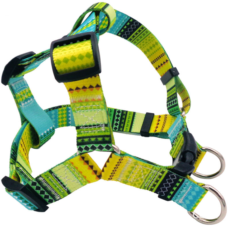 Bohemian Purple Chest Strap Ethnic Style Pattern