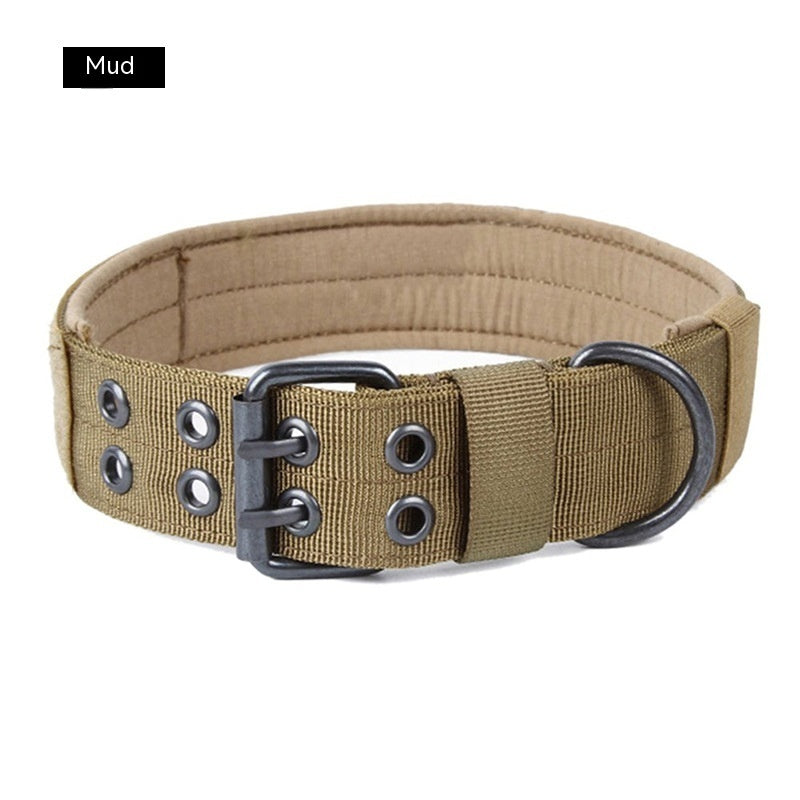 Ondaum Medium Large Dog Collar - Outdoor Tactical Nylon Collar for Durability and Style