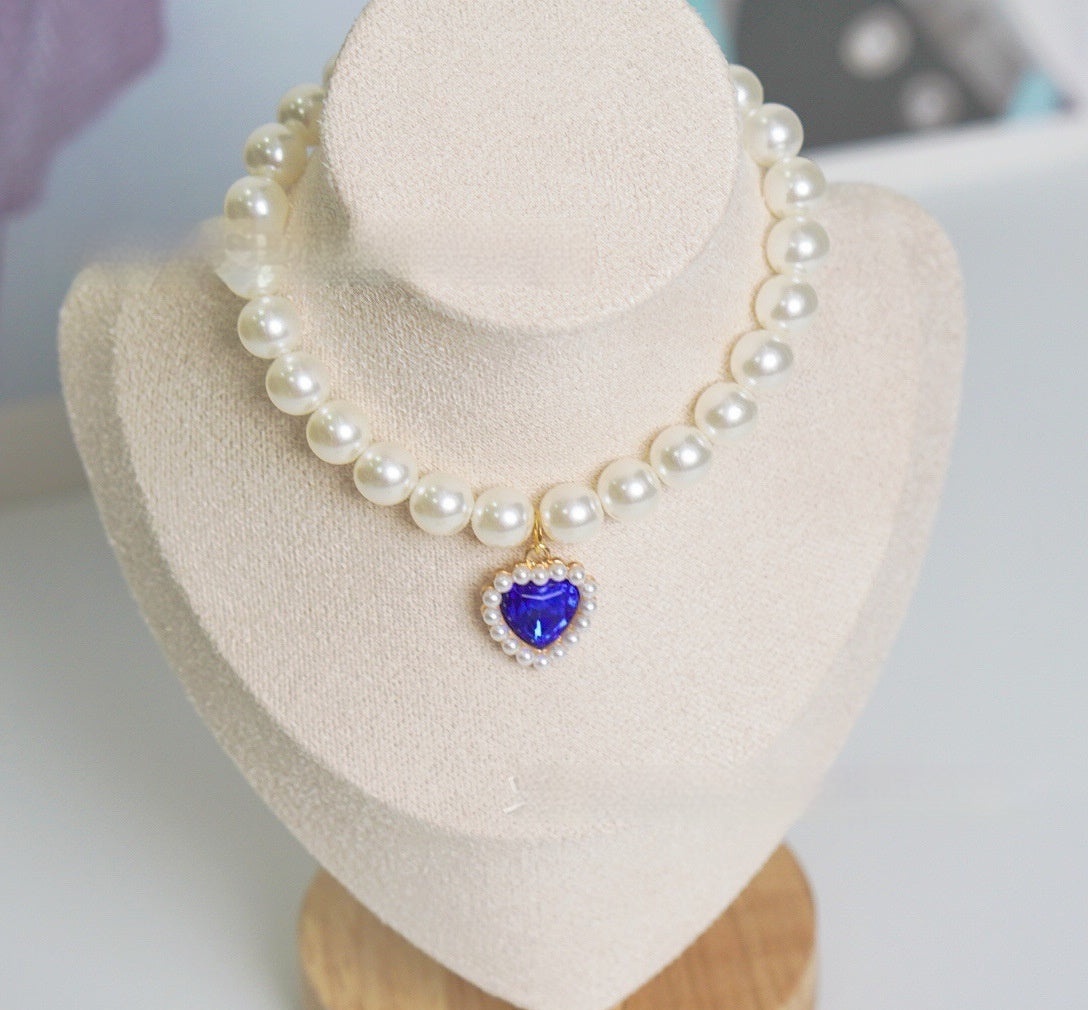 Pearl Love Gem Cat Collar for Stylish Cats