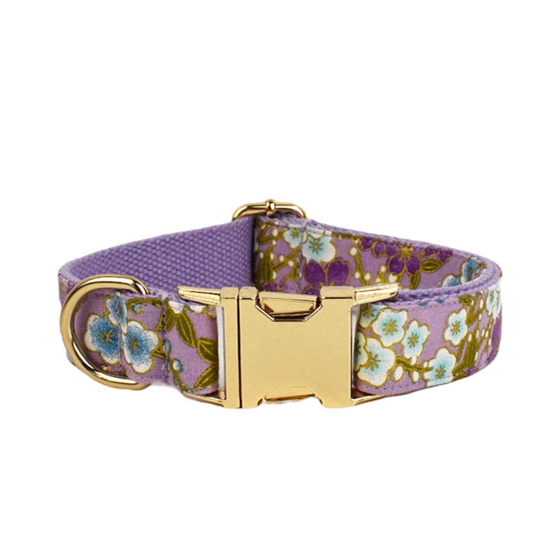 Floral Dog Accessory Set with Poop Bag