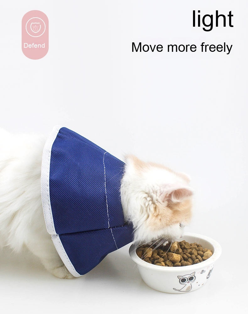 Ondaum Pet Anti-Licking Headwear Turban for Cats – Soft & Protective Recovery Collar