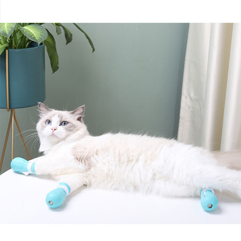 조절 가능한 안티 스크래치 고양이 발 커버