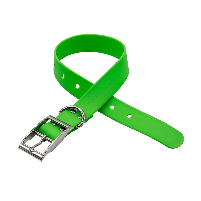 Ondaum Waterproof PVC Dog Collar – Durable, Wear-Resistant Pet Traction Collar