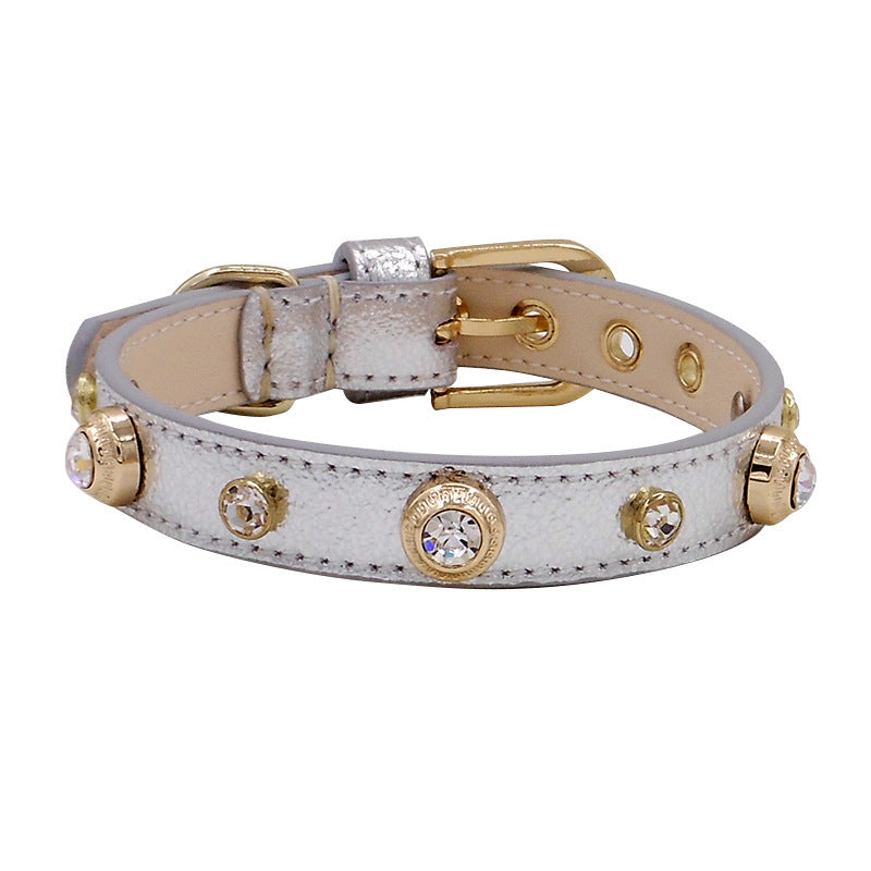 New Hot Sell Leather Pet Collar Multicolor
