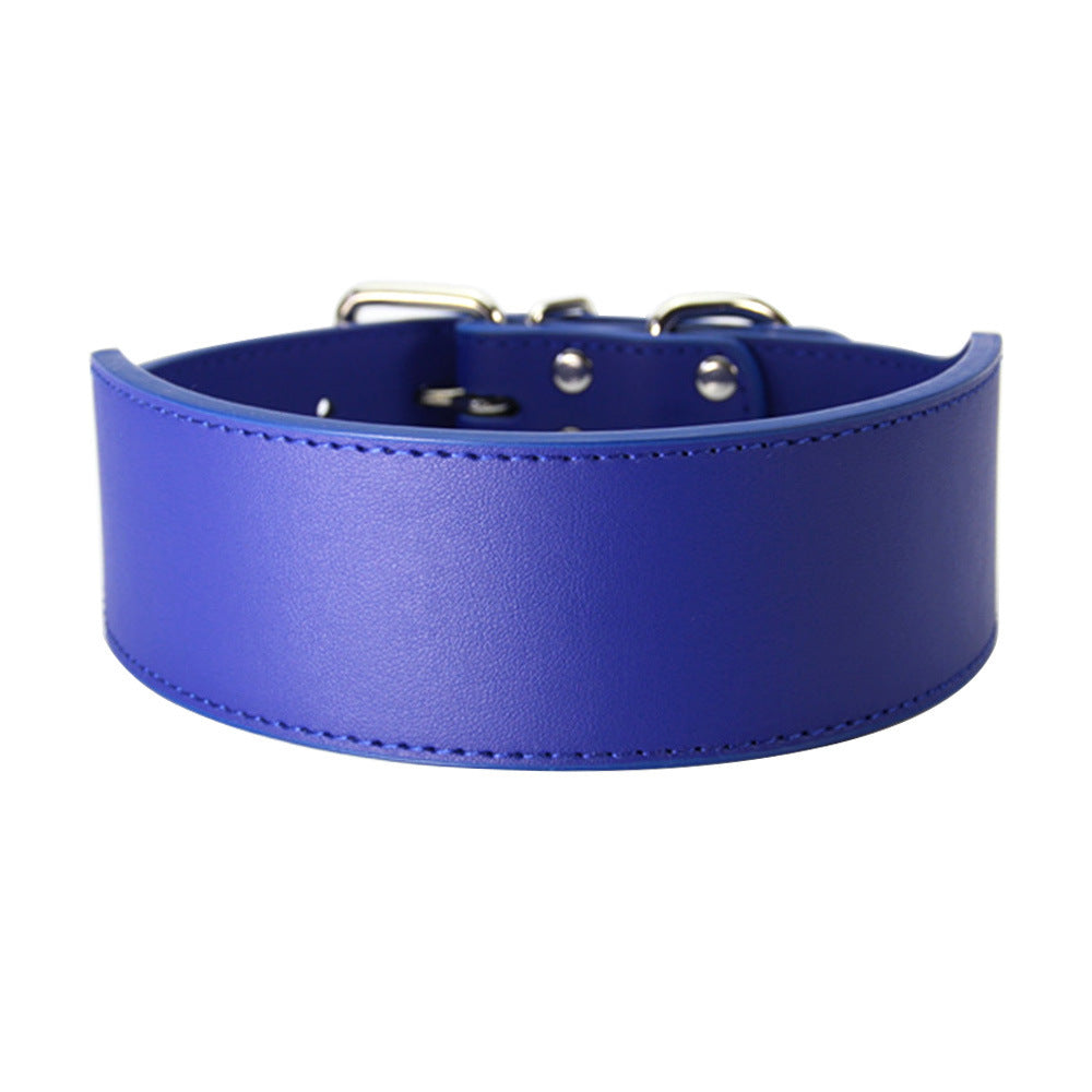 Fish-Shaped Leather Dog Collar – Anti-Breaking Loose, Wear-Resistant, Adjustable for All Seasons