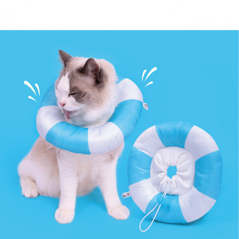Rice Cake Ruffled Collar For Cats And Dogs