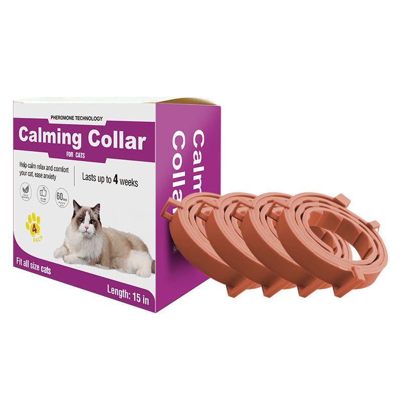 Ondaum Adjustable Soothing Collar for Cats and Dogs – Calm Your Pet with Comfort and Style