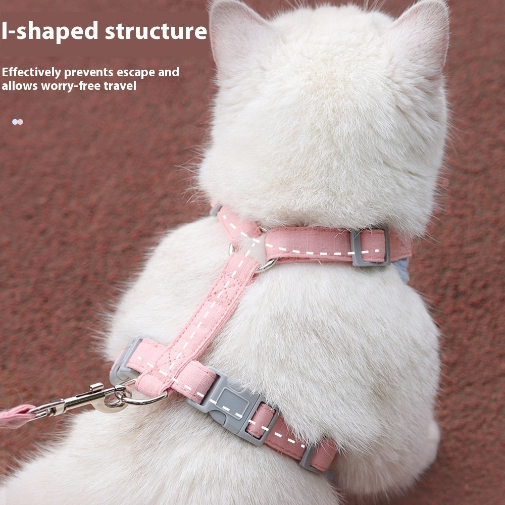 Pet Hand Holding Rope Anti Breaking Loose Cat Rope Out Chest Strap