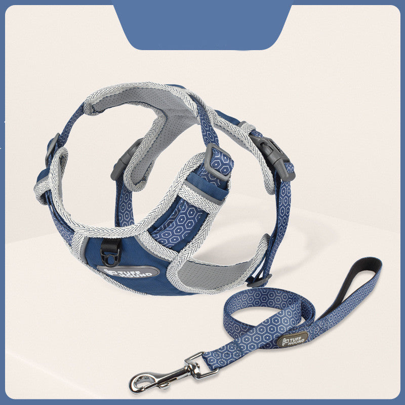 Pet Fashion Simple Chest Strap Leash Set