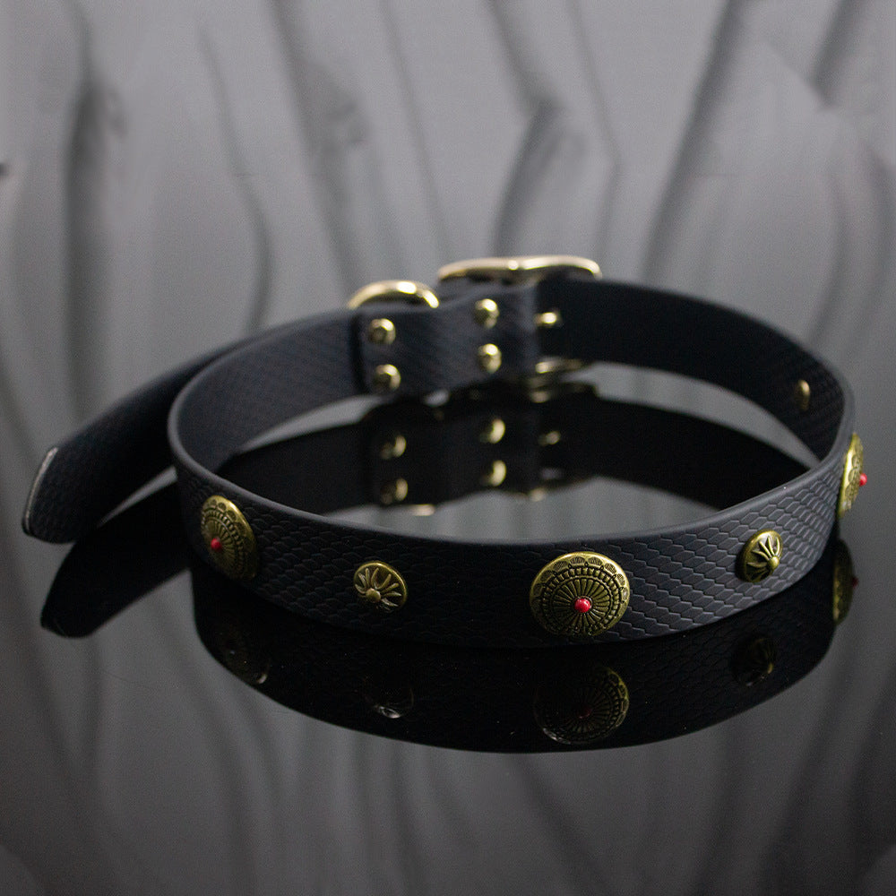 Ondaum Pet Encapsulated Webbing Dog Collar – Waterproof, Durable & Easy to Clean