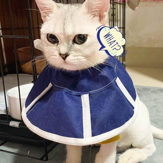 Ondaum Pet Anti-Licking Headwear Turban for Cats – Soft & Protective Recovery Collar