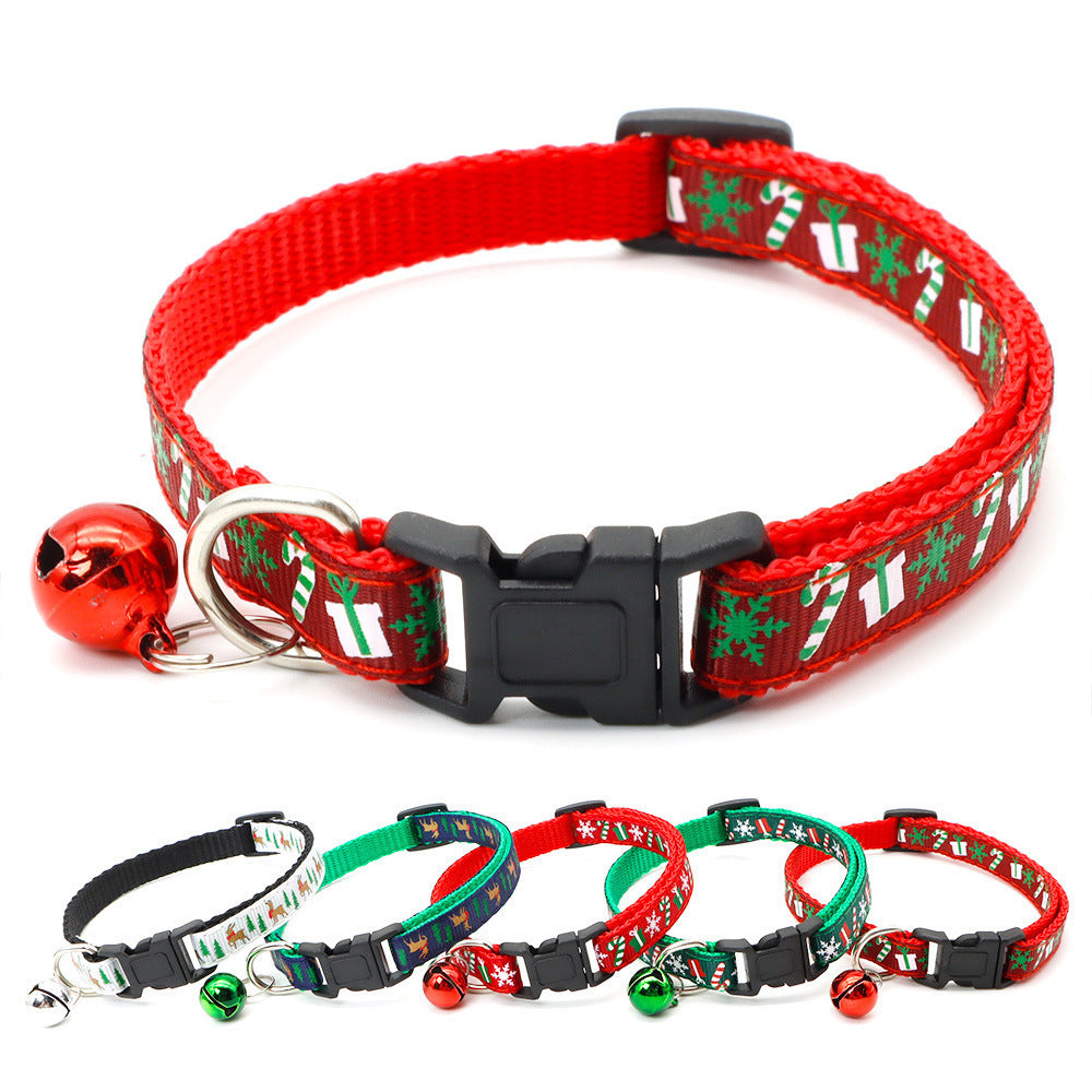 Christmas Bell Dog Collar – Festive Pet Accessory by Ondaum Pet