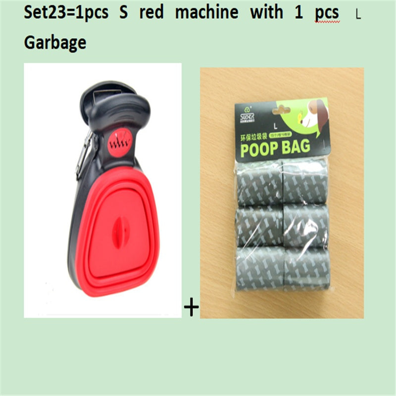 Foldable Dog Pooper Scooper with Degradable Bags