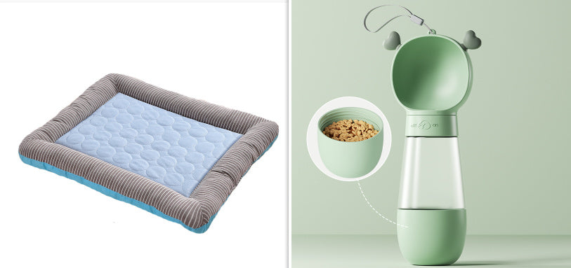 Pet Cooling Pad – Soft Ice Silk Summer Mat