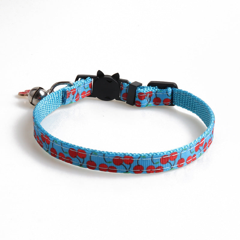 Arminger's New Pet Webbing Fruit Cat Collar