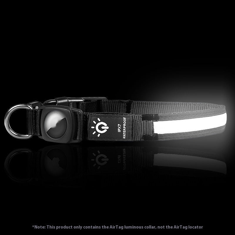 Ondaum Pet LED Luminous Collar – Waterproof & Adjustable for Night Safety