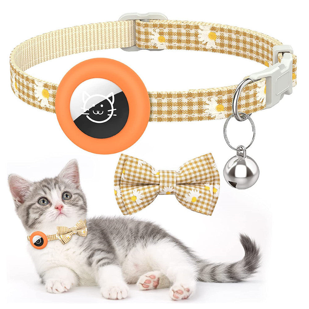 Plaid Bowknot Pet Collar for Dogs & Cats