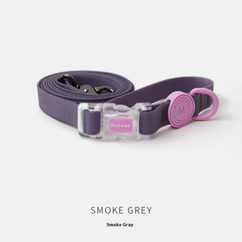Ondaum Adjustable Dog Collar and Leash – Durable Nylon Pet Chain with Hand Holding Rope, Available in Multiple Colors and Sizes