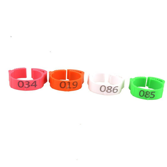Chicken Foot Ring Disposable With Word Stitch Marker Farm Label Buckle