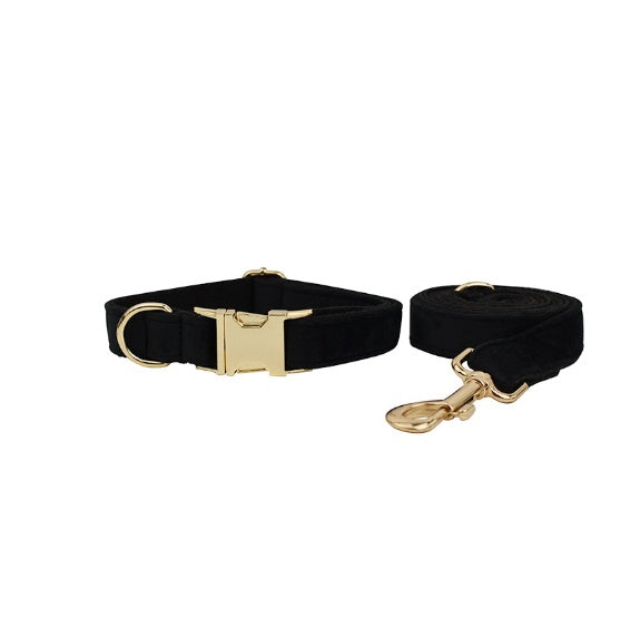 Velvet Pet Collar Traction Rope
