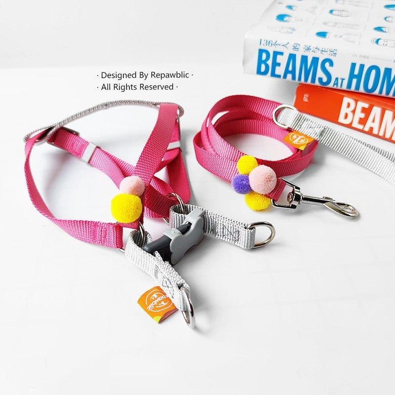 Small Dog Chain Chest Strap