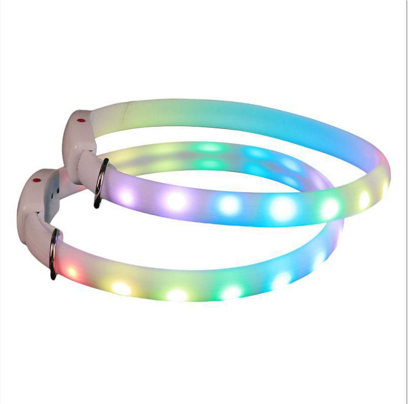 USB Rechargeable LED Dog Safety Collar
