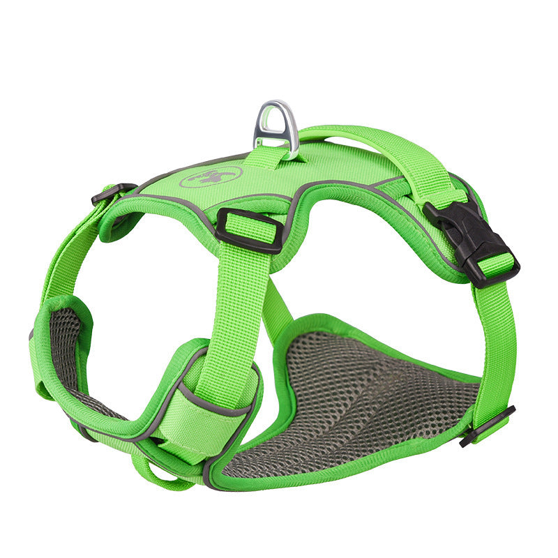 Large Anti Slip Pet Chest Harness In Traction Rope