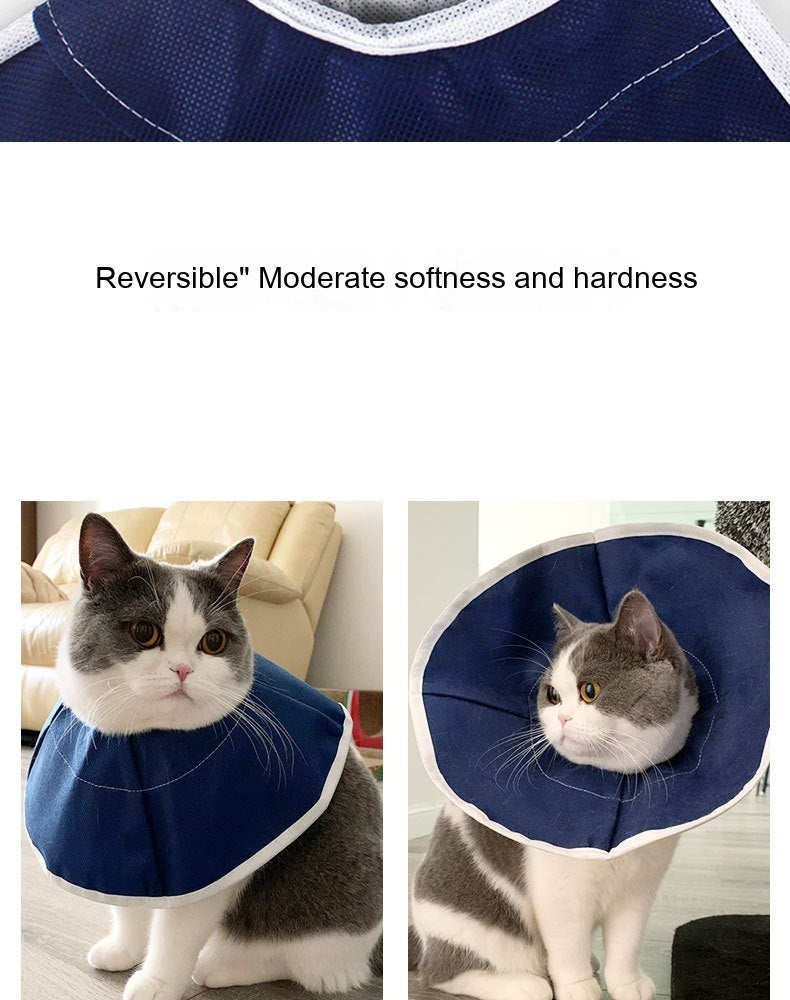 Ondaum Pet Anti-Licking Headwear Turban for Cats – Soft & Protective Recovery Collar