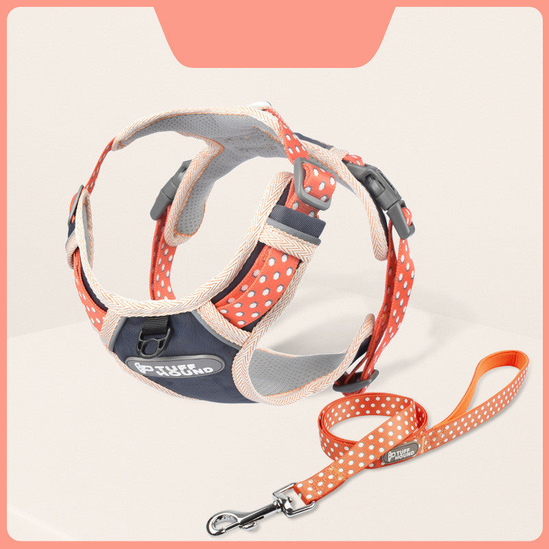 Pet Fashion Simple Chest Strap Leash Set