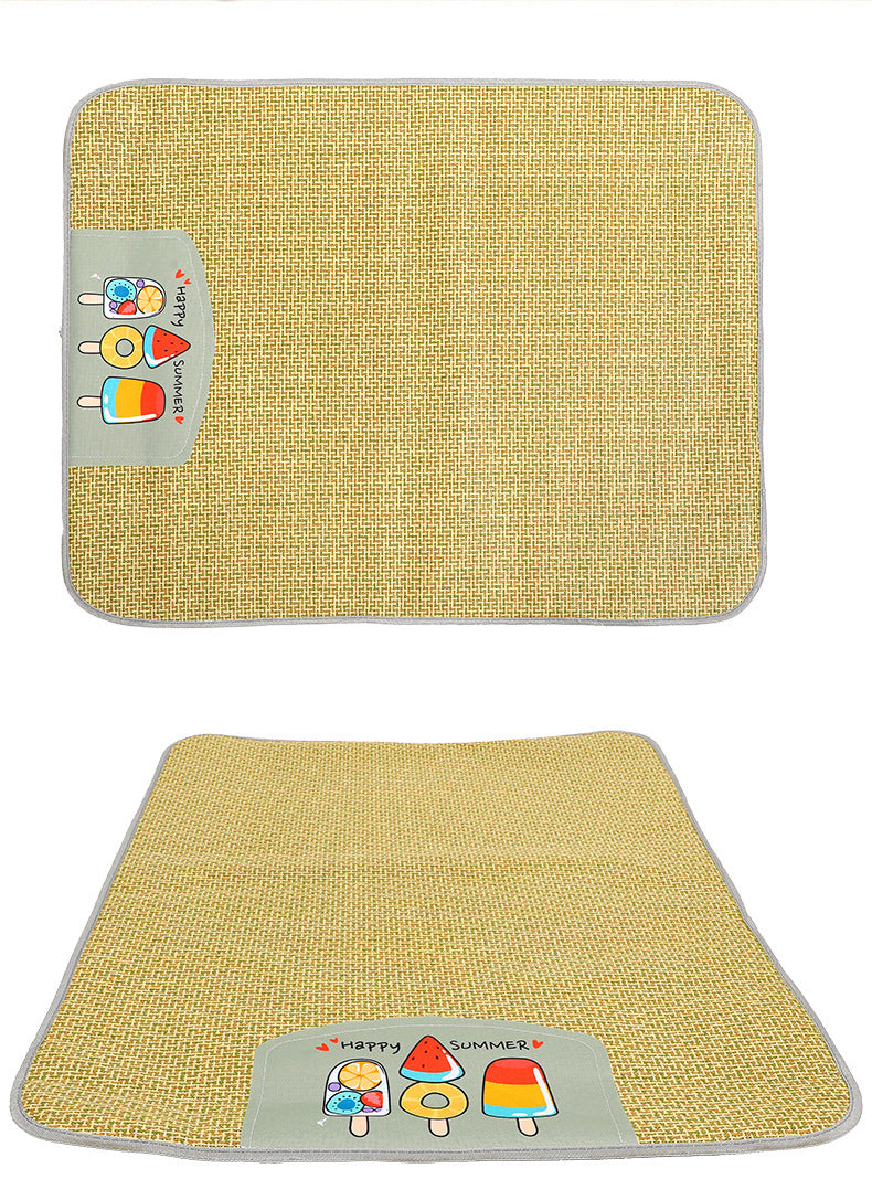 Cooling Rattan Pet Sleeping Mat