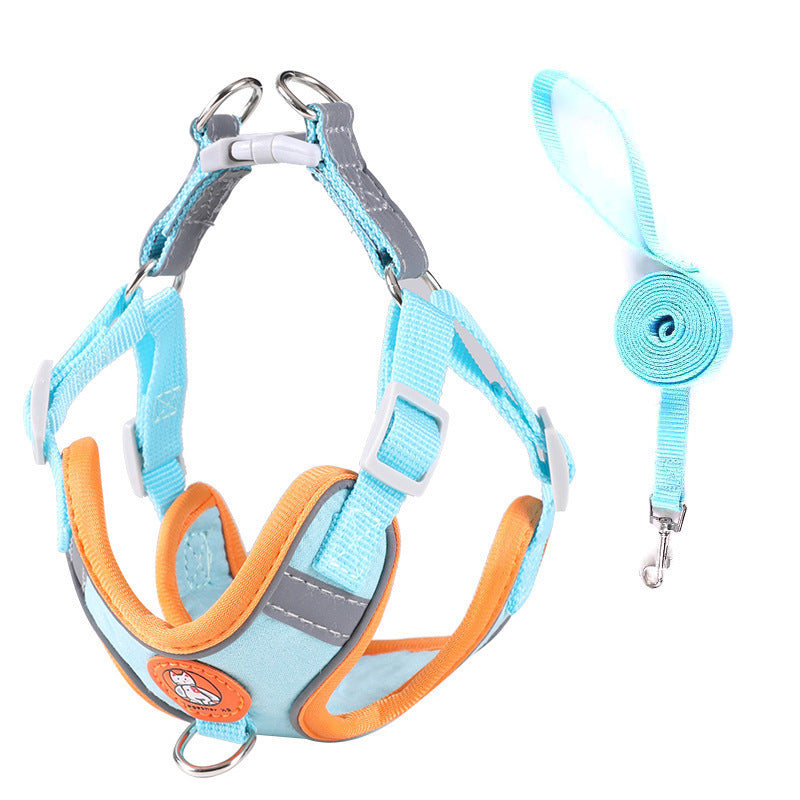 Going Out Universal Reflective Suede Leash Chest Strap
