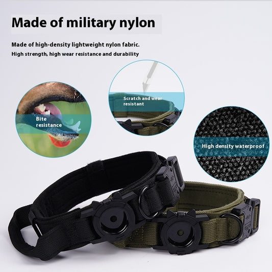 Tactical Dog Collar with Protective Cover
