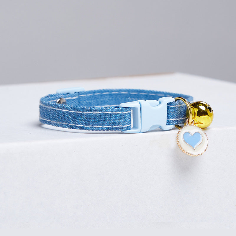 Cute Polka Dot Pet Cat Small Dog Collar
