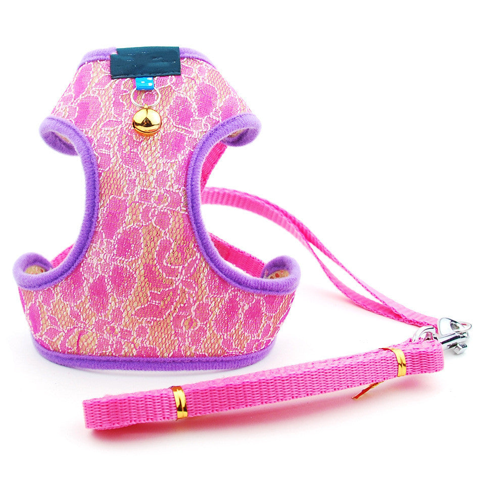 Pet Dog And Cat Undershirt Type Leash Chest Harness