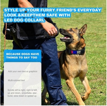 Anti Lost Dog Collar Rechargeable Pet Collar