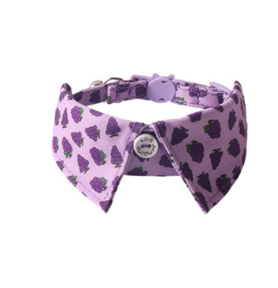Fruit Blossom Bow Tie Cat Collar