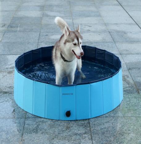 Ondaum Foldable Dog Pool - Durable & Portable Pet Bathing Tub