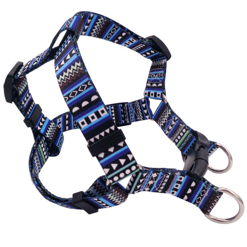 Bohemian Purple Chest Strap Ethnic Style Pattern