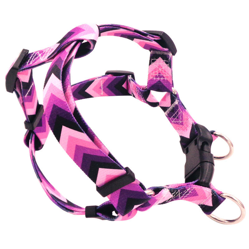 Bohemian Purple Chest Strap Ethnic Style Pattern
