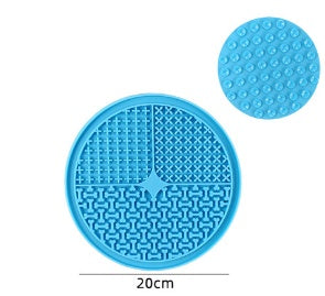 Sucker Slow Food Pad Shower Distracting Pet Pad Silicone Dog Licking Pad Slow Food Pad