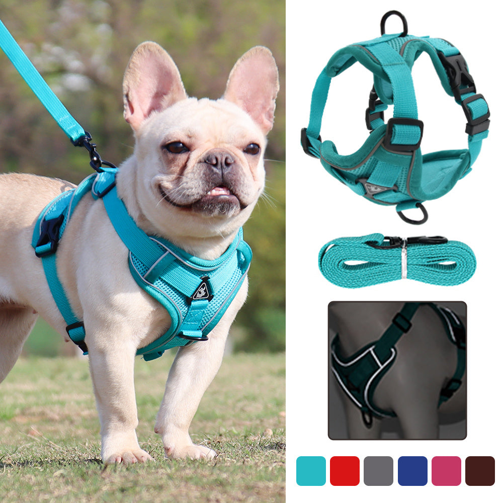 Vest-style Anti-strike-off Pet Chest Harness For Small And Medium-sized Dogs