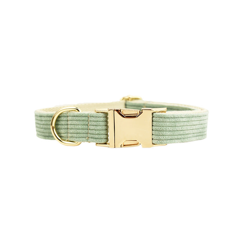 Corduroy Dog Collar for Comfortable Fit
