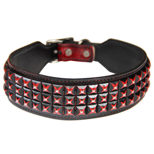 Ondaum Pet Collar with Personality Rivets – Stylish & Durable Large Dog Collar