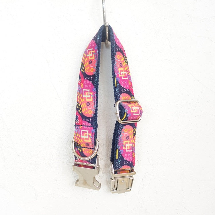 Alloy buckle high quality traction collar