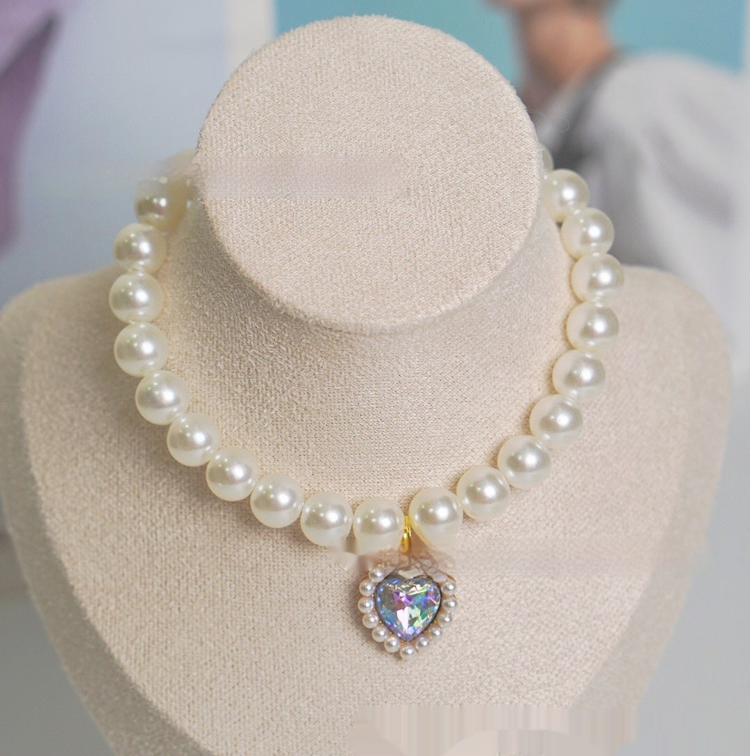 Pearl Love Gem Cat Collar for Stylish Cats