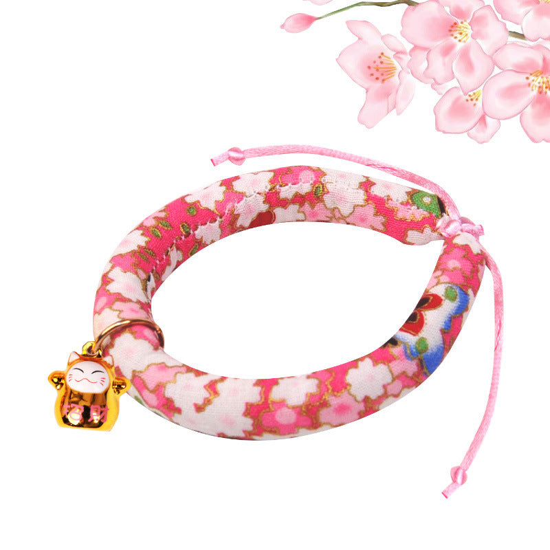 Japanese Style Cartoon Bell Pet Collar