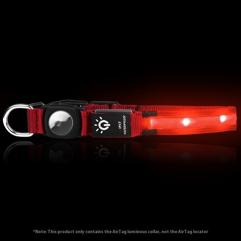 Ondaum Pet LED Luminous Collar – Waterproof & Adjustable for Night Safety