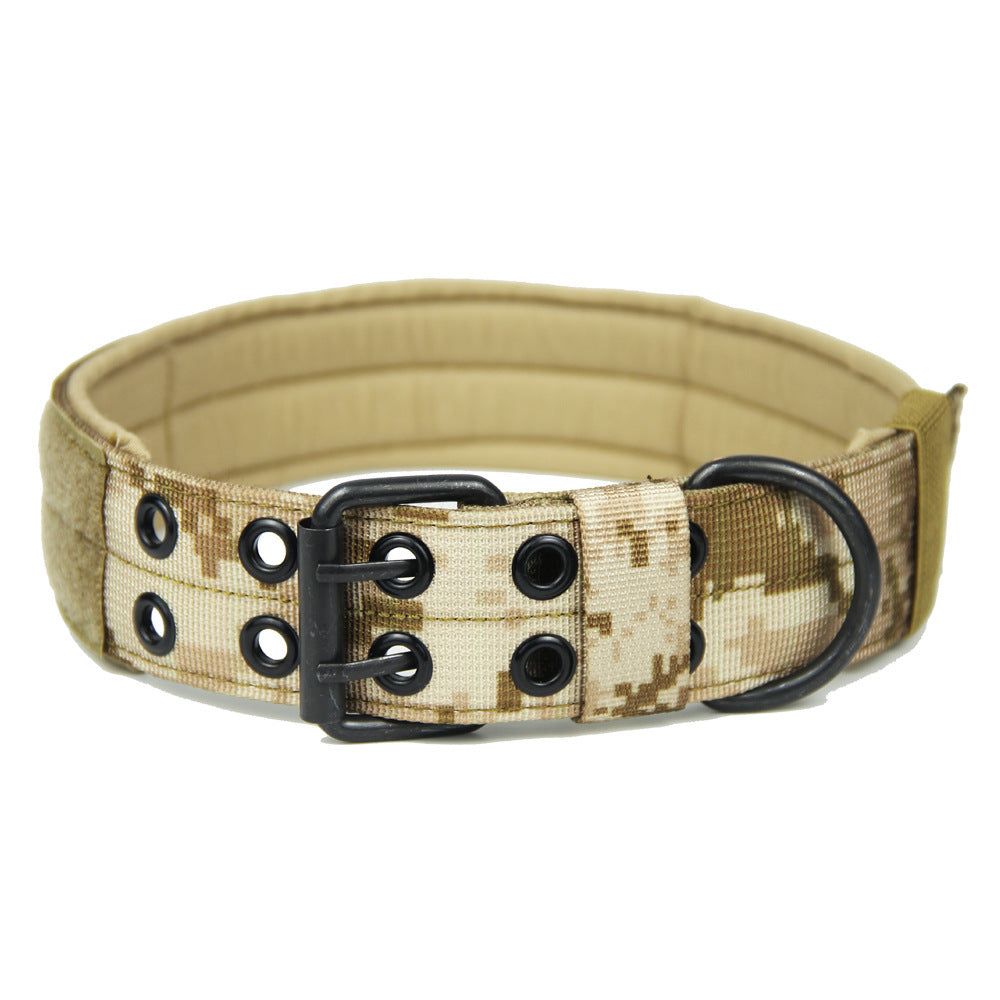 Five-speed adjustable nylon pin buckle dog collar
