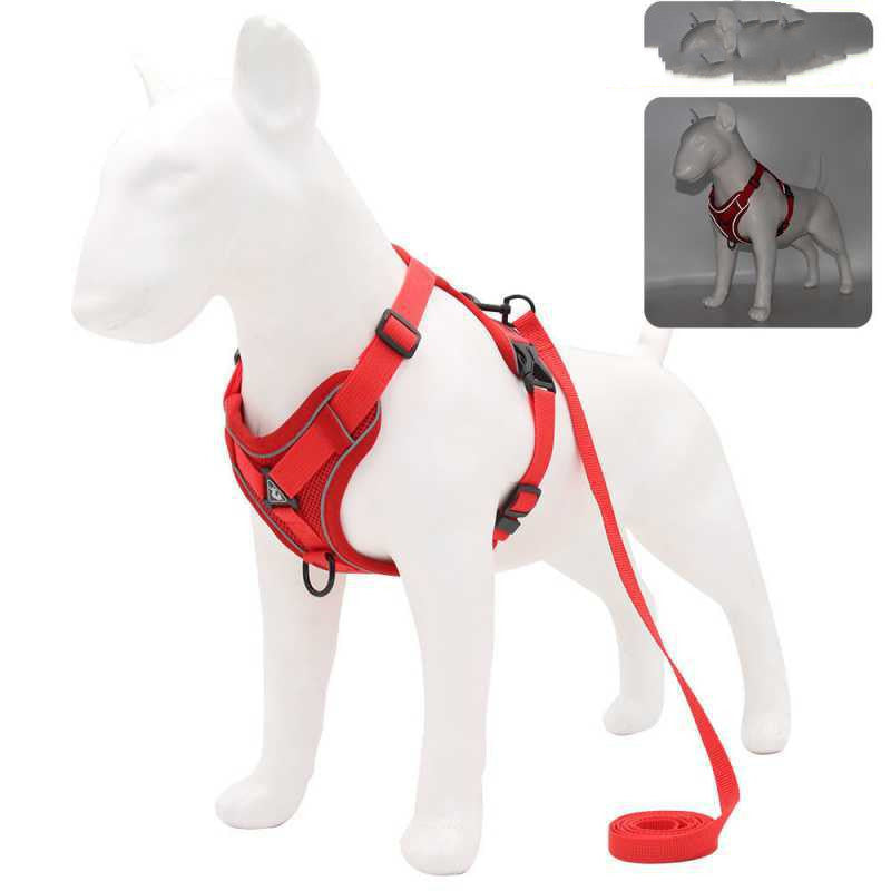 Vest-style Anti-strike-off Pet Chest Harness For Small And Medium-sized Dogs