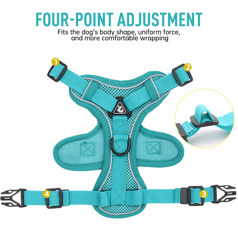 Vest-style Anti-strike-off Pet Chest Harness For Small And Medium-sized Dogs